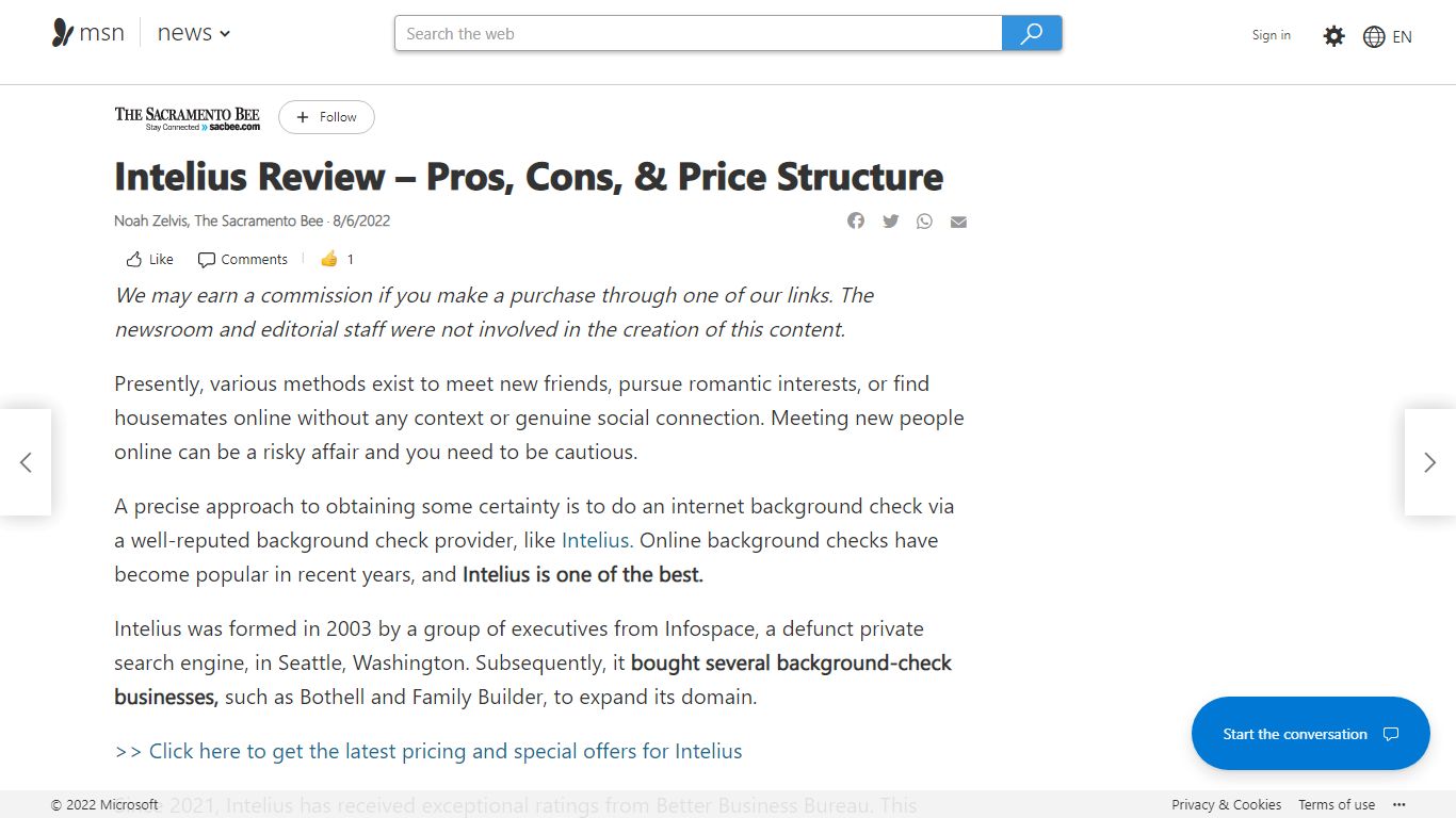 Intelius Review – Pros, Cons, & Price Structure
